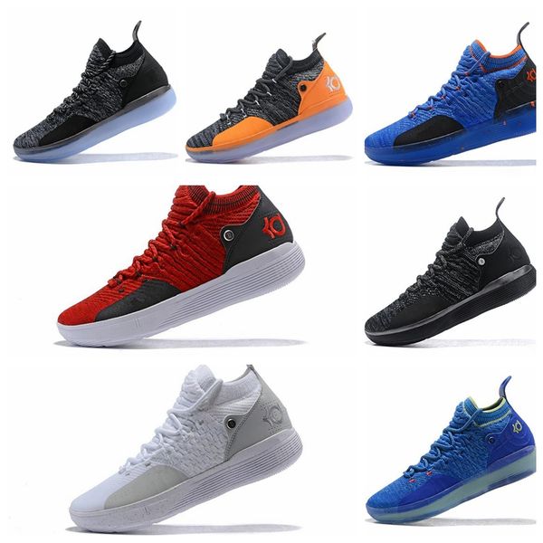 

2020 new kd 11 ep white orange foam pink paranoid oreo ice basketball shoes original kevin durant xi kd11 mens trainers sneakers size40-46