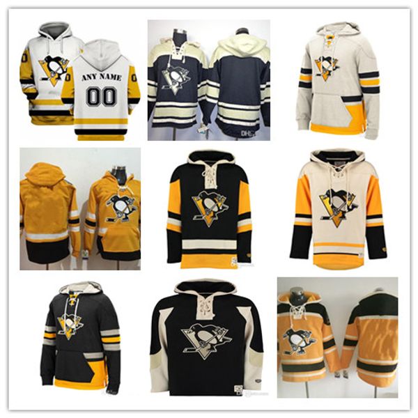 

2019 men's pittsburgh penguins pullover hoodies sidney crosby kris letang jake guentzel evgeni malkin patric hornqvist kessel lemieux j, Black;red