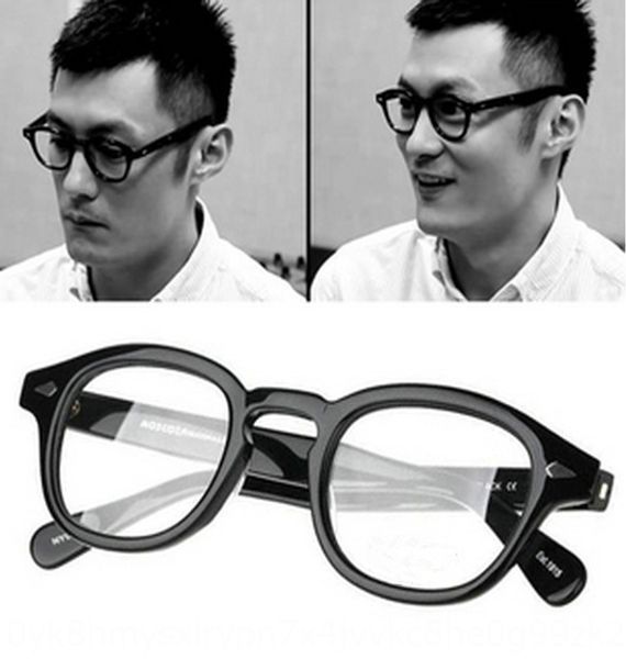 

yu wenle glasses peng yuyan stars black art full men's and women's big frame round frame glasses, Silver