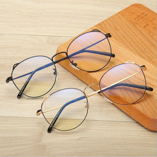 

luxury sunglasses for men round clear lens glasses golden frame oversized vintage silver metal sunglasses eyeshade, White;black