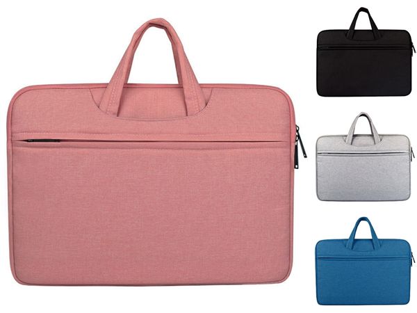 

happy lapbag 13.3 15.4 14 inch waterproof notebook bag for macbook air pro 13 15 computer shoulder handbag briefcase bag new #539