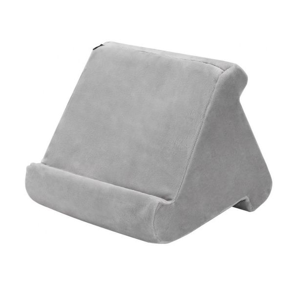 

stable tri-angle tablet pillow holder for universal phone holder on bed desk, chair, couch