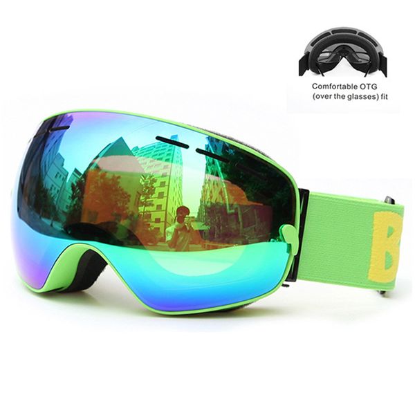 

new winter ski goggles double layers outdoor uv protection anti-fog big ski mask glasses skiing men women snow snowboard goggles