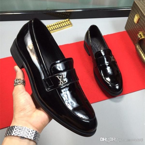 

mens mens shoes luxury genuine leather flat business formal shoes mens dress brogues oxfords monk strap shoes, Blue;gray