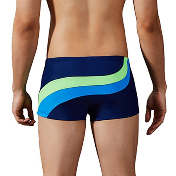 

men summer trunks stripe breathable bulge briefs swimming trunks for men 40my24