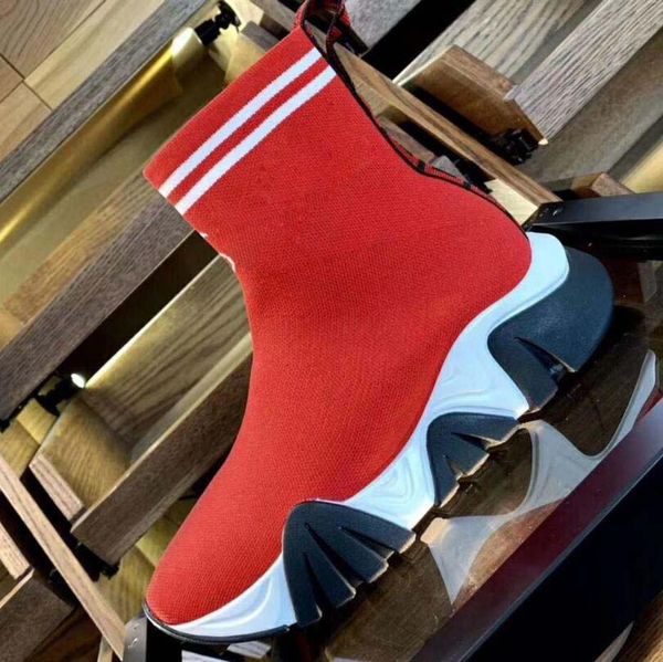 

sock medusa designer shoes mens womens speed trainers paris fashion luxury men designer sneakers white letter platform casual shoes boots s2, Black