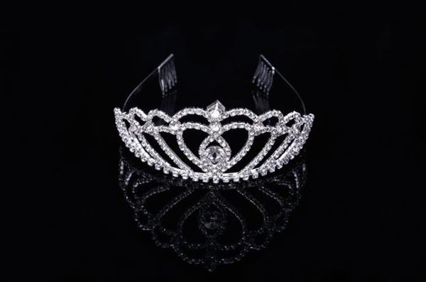 Korean Princess Diamond Crown Adult Bride Hair Ornament Deluxe
