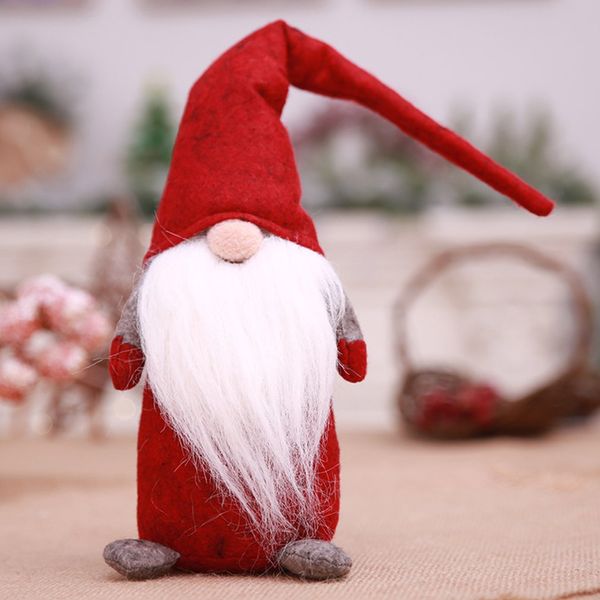 

christmas decoration no face old man doll european style standing faceless doll plush toy creative window arrangement