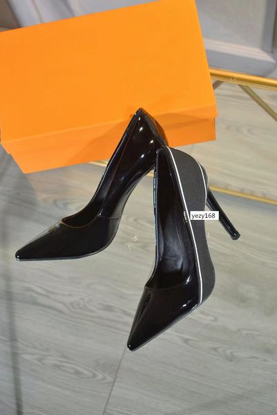 

2019 wholesale designer party wedding shoes bride women ladies sandals wholesale dress shoes pointed toe high heels us 6, Black