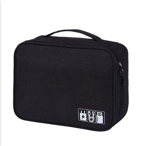 

2018 new style fashion electronic accessories cable usb drive organizer bag portable travel insert case