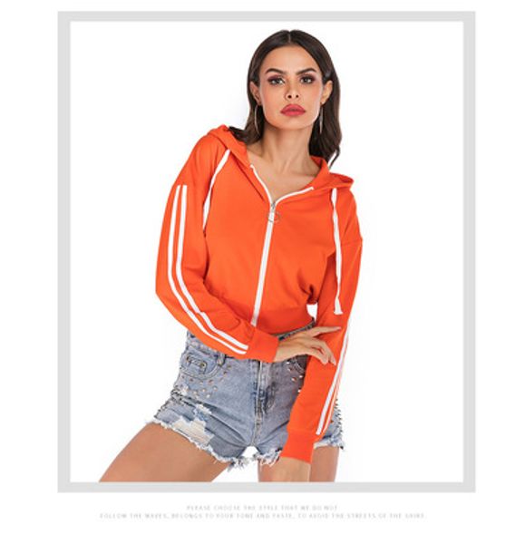 

fashion women designer hooded jacket 2020 new brand womens hoodie s/f women short style solid color hoodies jacket ph-yf202262 size s-xl, Black;brown