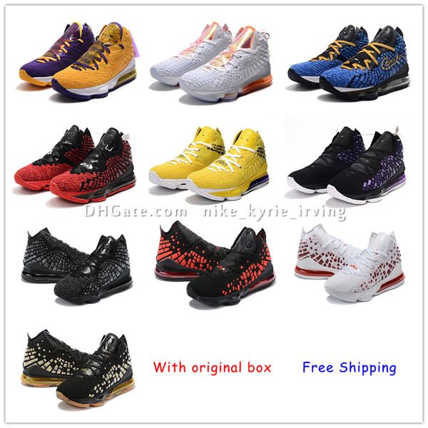 

2020 new mens lebrons 17 xvii ep basketball shoes for sale retro lebron james 17s mvp bhm oreo sneakers lbj17 sports with box 7-12 kyr, Black