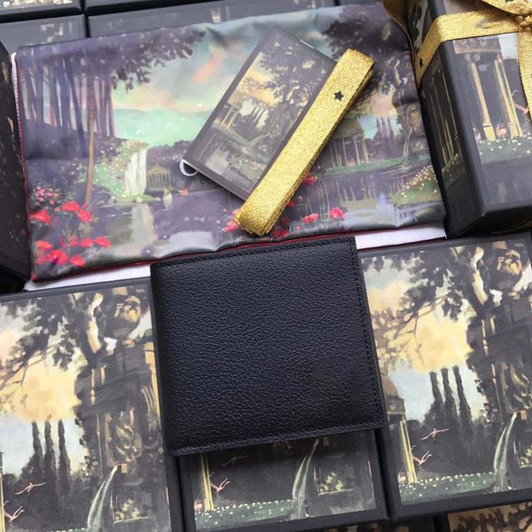 

2019 early spring new style textured appearance, fine workmanship, black wallet. dimensions::w12*9.5cm, Red;black
