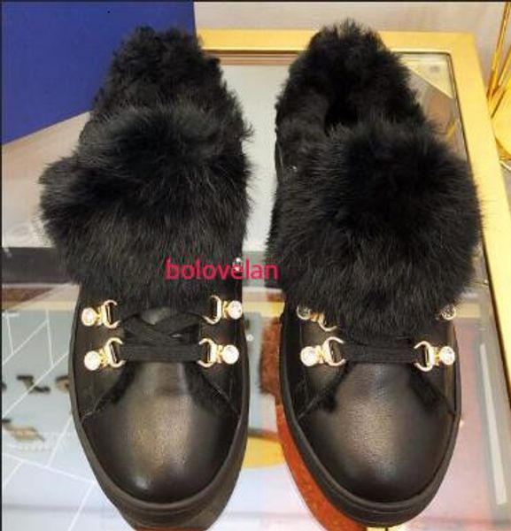

2019 new leather rhinestone casual shoes women's shoes, Black