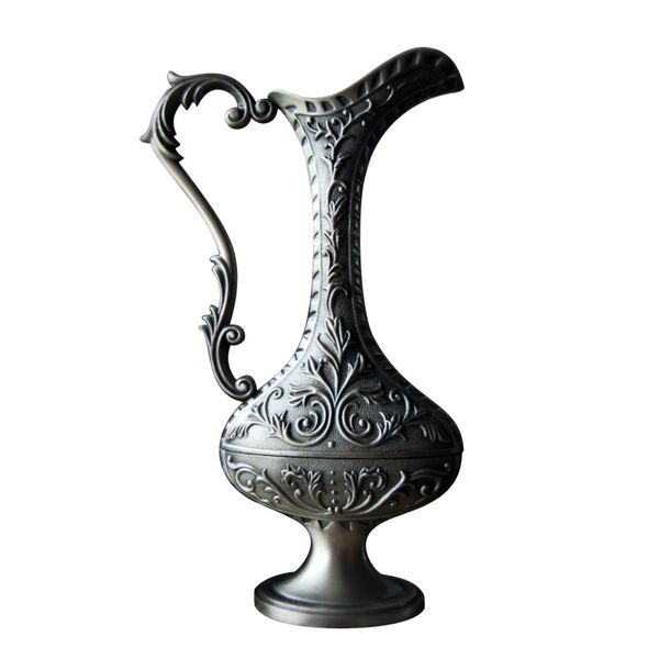 European H26cm Small Size Metal Vase Alloy Metal Flowers Vase