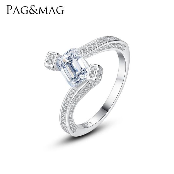 

white zirconia ring, style glam fashion jewerly for women,2020 gift in 925 sterling silver,super deals, Golden;silver