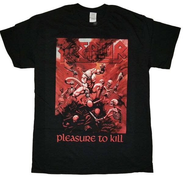 Kreator Pleasure To Kill Shirt S M L XL Official T-shirt Thrash Metal Tshirt New