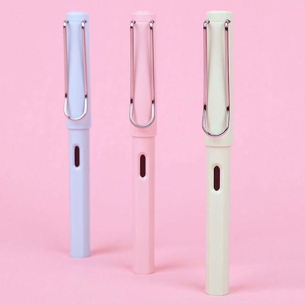 

fashion 0.5mm 0.38mm fountain pen replaceable ink fine nib business student stationeries supply