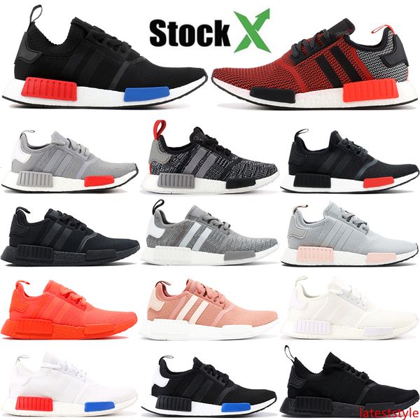 

primeknit nmd r1 мужские кроссовки core черный пышный красный тактильный зеленый бланш синий тройной белый мужчины женщины дизайнерские спор