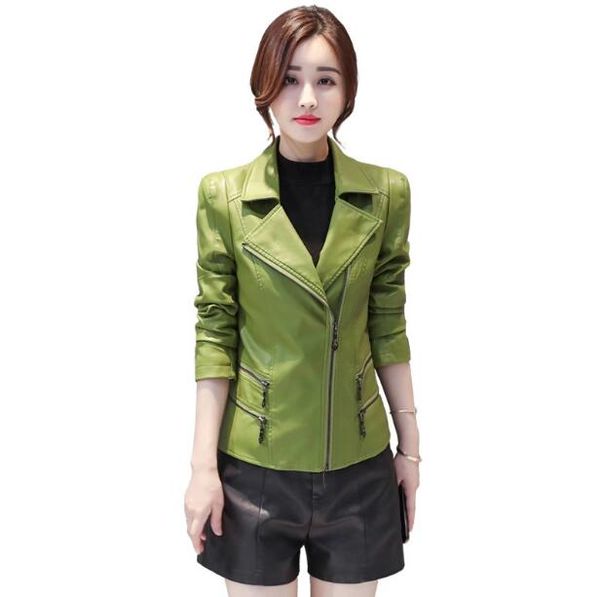 

women black leather jacket plus size coat women 2018 autumn winter new fashion slim fit leather jackets womens jackets