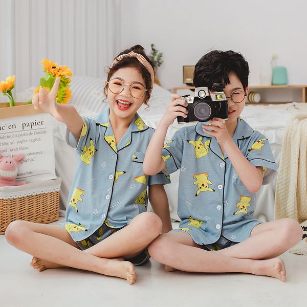 

новый летний дети pajama наборы cute bear девочки одежда наборы для младенцев мальчиков пижамы пижамы набор детей sleepwear 3-14 г высокое к, White