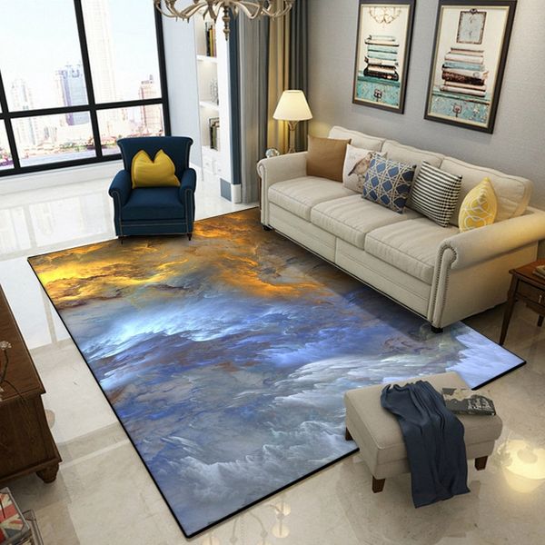 

nordic minimalist style sky carpets and rugs abstract living room decorative rugs table pad household bedroom bedside floor mats