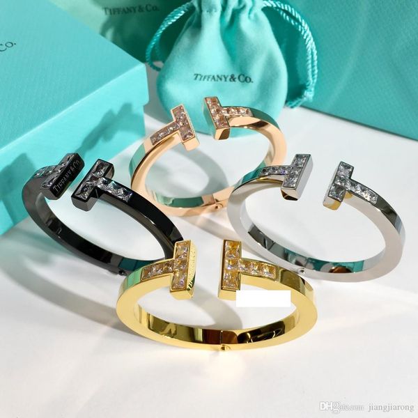 

tbb27 fashion bangle official website new arrival stainless steel for women birthday gift stone tt bangle popular gift, Gray