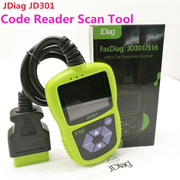 

jdiag jd301 obd2 scanner automotive engine fault code reader can diagnostic scan tool