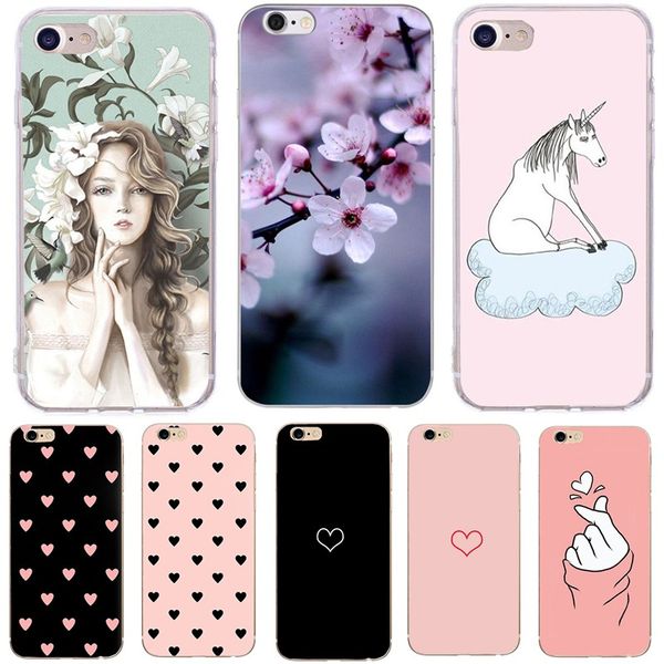

case for apple iphone 7 plus plants leaves cute soft animal rabbit silicone painting shell cover for iphone 5se 5s 5 6s 6 7 8 x
