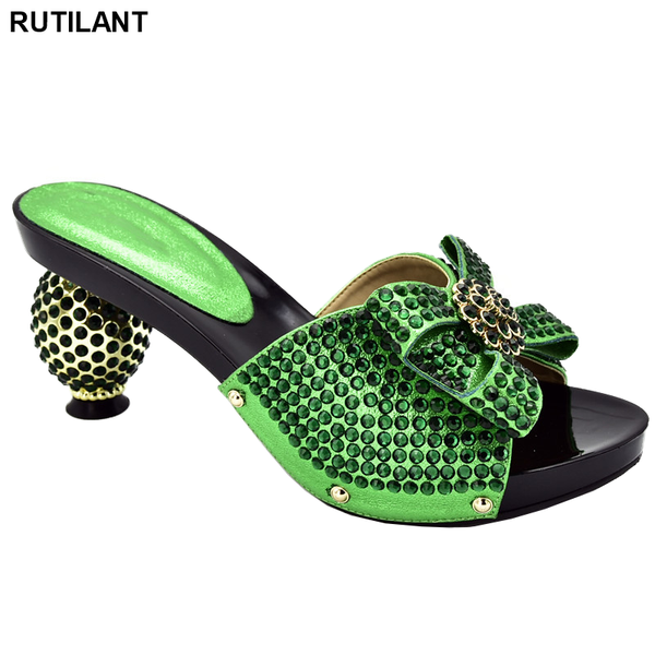 

fashion designer shoes women luxury 2019 women dress shoes open toe luxury sandals nigerian party slip on shoe, Black