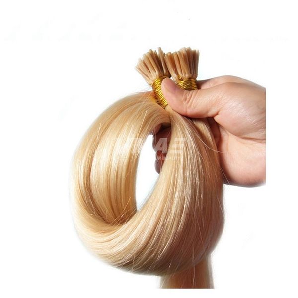 VMAE peruaner 1,5 g Strang 150 g 14 bis 26 Zoll schwarz braun blonde vorgebundene gerade Keratin Fusion I Tipp Jungfrau menschliches Haarverlängerungen