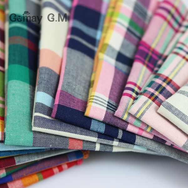 

brand casual men's 100% cotton handkerchiefs woven plaid pocket square male wedding party handkerchief towels hanky, Black;blue