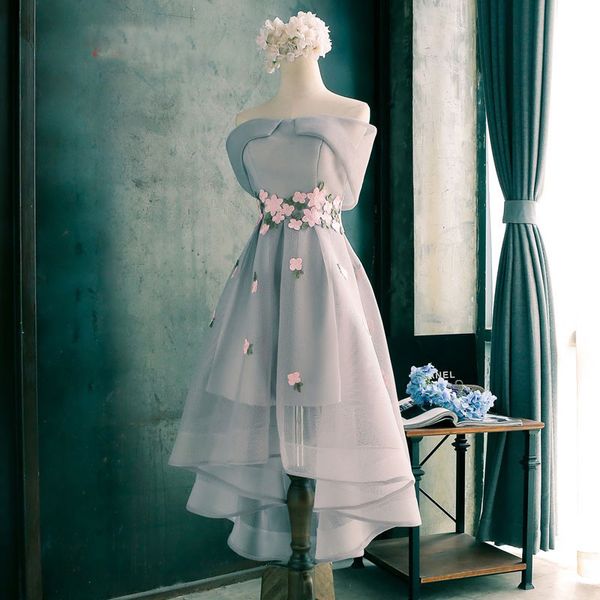 

новое пѬибие пѬом пла паѬии high-low vestido де еа  плеа екђалное плае ап, Black