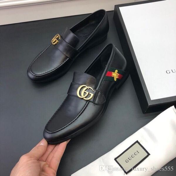 

2020 latest black leather casual shoes men casual shoes fashion trend comfortable shoe size 38-45 type 39745400583b