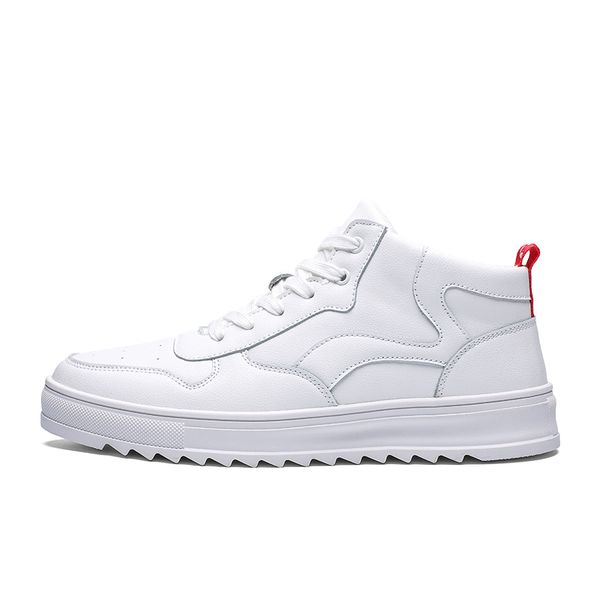

new hip hop street fashion men walking shoes brand leather sneakers male walking shoes non-slip breathable