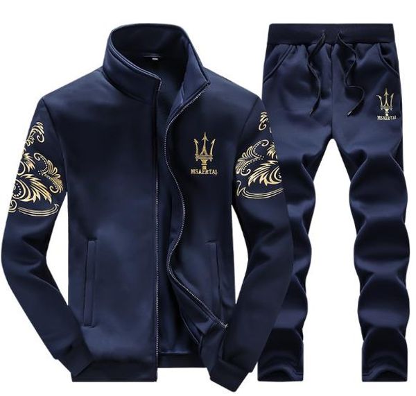 

дизайнер спортивный костюм мужчины роскошные пот костюмы осень марка мужские бегуном костюмы куртка + брюки наборы спортивный костюм хип-хоп, Black;gray