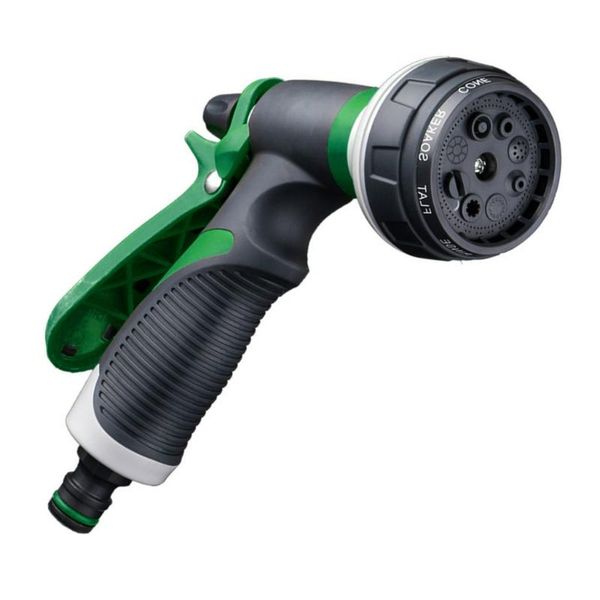 

garden hose nozzle watering spray high pressure water sprinkler with 8 patterns household garden watering tool water hose nozzle