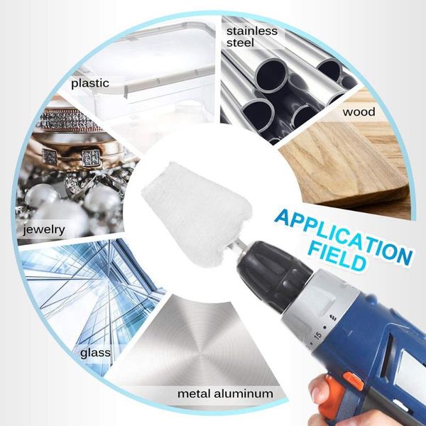 

7pcs polishing wheel polishing disc for drill attachment rim attachment drill buffing pad