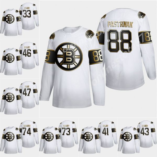 

88 david pastrnak 2020 mens boston bruins jersey 33 zdeno chara 73 charlie mcavoy jersey movie hockey jersey, Black