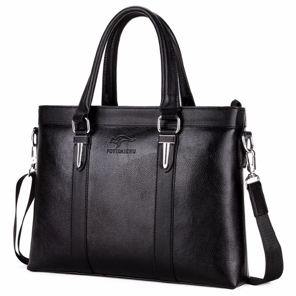 

sell man bag fashion simple vintage business man briefcase bag leather lapcasual shoulder bags