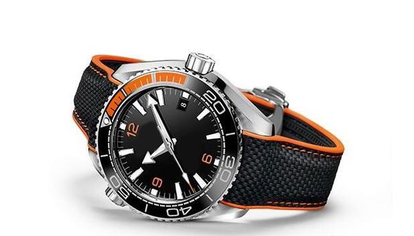 

luxury wristwatches 45mm planet ocean co-axial 600m 215.32.44.21.01.001 automatic mechanical mens men's watch watches, Slivery;brown