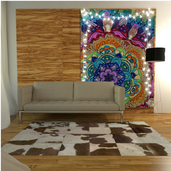 

mandala pattern wall hanging tapestry custom bedroom home decoration