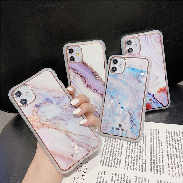 

popular marble phone case for iphone 7 8 plus se xr x xs max luxury matte soft tpu case for iphone 11 pro max cover back