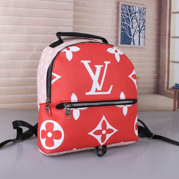 

2019 designer backpack men's and women's luxury backpack brand double shoulder bags male brand school bags pu leather shoulder bag