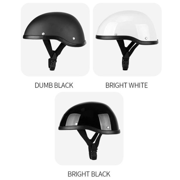 

summer vintage motorcycle riding half helmet open face windproof simple design motorbike chopper biker pilot