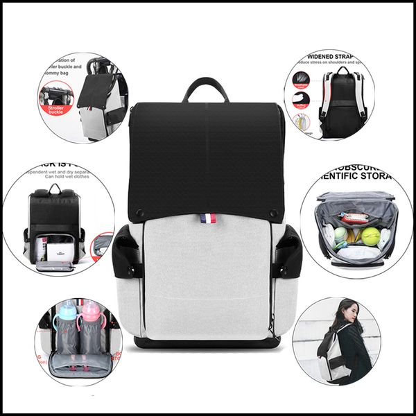 

umaubaby 22l big mummy diaper bag backpack baby bag organizer mummy maternity nappy large for travel super pre-design