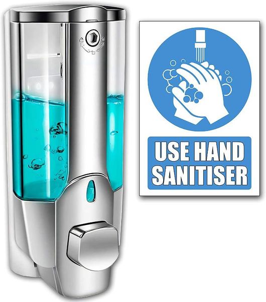 

soap dispenser shampoo liquid dispenser 350ml wall mounted manual lotion pump for bathroom kitchen l hand washer