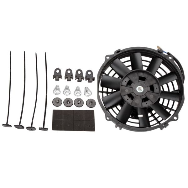 

7 12v universal electric pull push radiator engine cooling fan mounting kit new