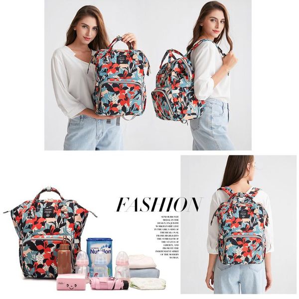 

oloey fashion mummy maternity nappy bag multifunctional baby bag large capacity baby travel backpack for care