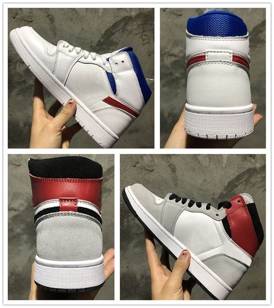 

j1 high og light smoke grey black men basketball sports shoes selling sneakers 1s mid white university red game royal athletic shoes